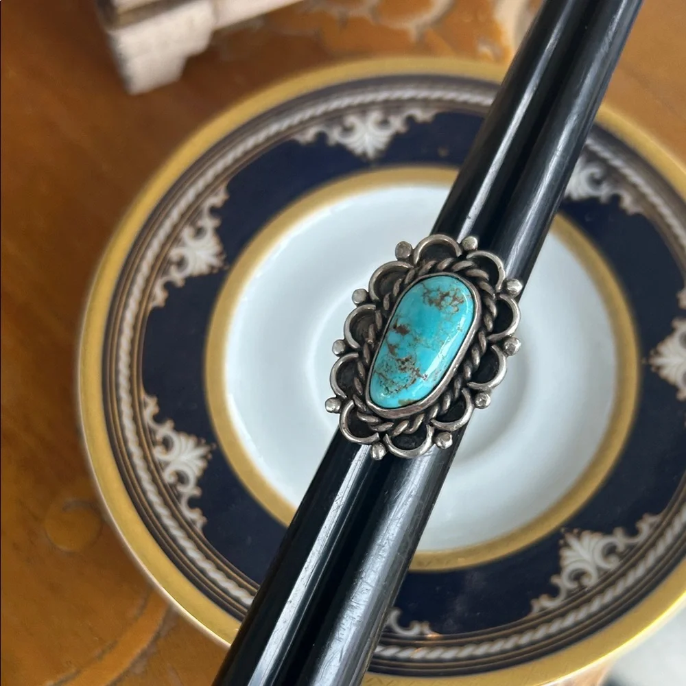 Vintage NavajoTurquoise Silver RING